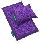 Tapis et coussin d'acupression Violet Ayurcomfort - Tapis Champ de Fleurs