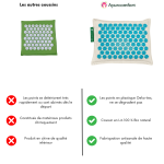 Coussin d'acupression Naturel Turquoise Ayurcomfort – Image 4