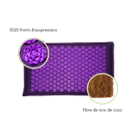 Tapis d'acupression violet Ayurcomfort - Tapis Champ de Fleurs – Image 4