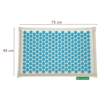 Tapis et coussin d'acupression Naturel Turquoise - Tapis Champ de Fleurs – Image 5