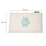 Tapis et coussin d'acupression Naturel Turquoise - Tapis Champ de Fleurs – Image 6