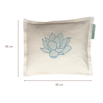 Tapis et coussin d'acupression Naturel Turquoise - Tapis Champ de Fleurs – Image 8