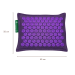 Tapis et coussin d'acupression Violet Ayurcomfort - Tapis Champ de Fleurs – Image 8