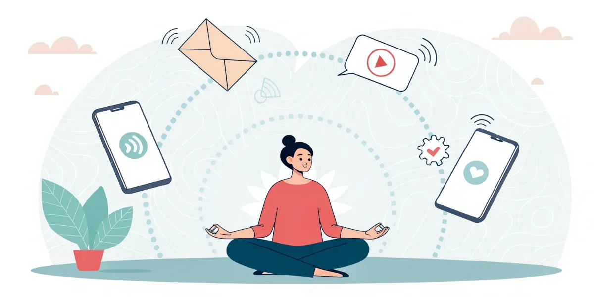 concept de d connexion num rique illustration ve