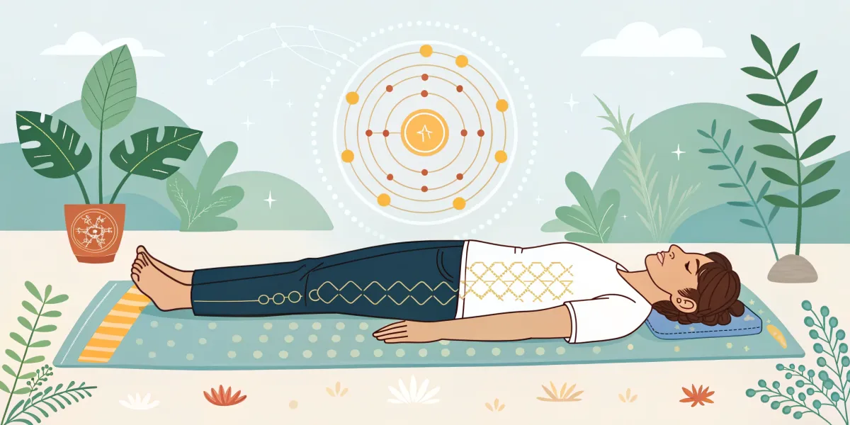 illustration en flat design d une personne allong